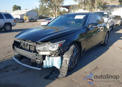 2019 Infiniti Q50 3.0T Luxe from USA, damaged, VIN JN1EV7AP2KM512966